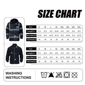 Chaleco de seguridad para hombre para uso al aire libre Logotipo personalizado ANSI Clase 2 Poliéster impermeable Secado rápido - Product Image 5