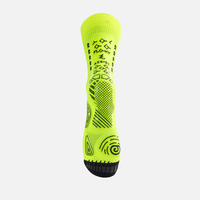 Chaussettes de sport Floky Calza AXSIST 3D jaune fluorescent Football L/XL