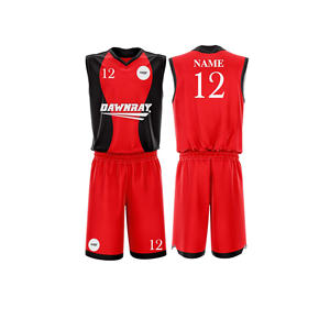 Conjunto de uniforme de baloncesto deportivo, camiseta y pantalones cortos de poliéster transpirable de secado rápido, ropa deportiva de equipo para hombres, mujeres y jóvenes - Product Image 5