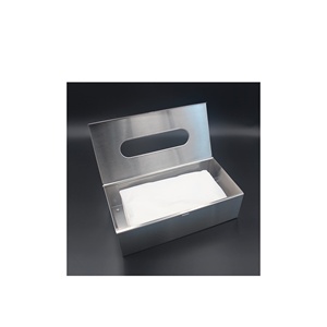 Porte-mouchoir en acier porte-papier de salle de bains étagère de téléphone Chrome mat avec forme carrée pour un prix bas avec vente - Product Image 2