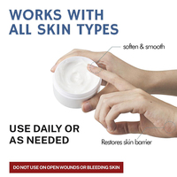 Etiqueta privada 40% Urea Vitamin E Cream Hydrating Organic para el cuidado de la piel de la cara Mano Pie Infundido con ingredientes minerales a base de hierbas