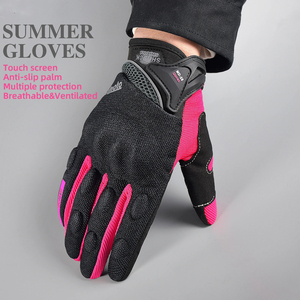 Lady Pink Gants de moto d'été respirants Gants de protection pour les sports d'extérieur et le cyclisme Gants de moto pour femmes - Product Image 5