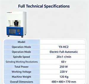 เครื่องทดสอบดัชนีความบดได้ของถ่านหิน HGI รุ่น YX-HC2 แบบอัตโนมัติเต็มรูปแบบ สำหรับห้องปฏิบัติการถ่านหิน โรงไฟฟ้า ทดสอบแบบดิจิทัล รับประกัน <span class=keywords><strong>1</strong></span> ปี ใช้ไฟ AC 220V - Product Image 3