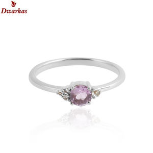 Wholesale exporter luxury fine jewelry 925 sterling silver <b>green</b> onyx three gemstone <b>ring</b> wedding party gift <b>rings</b> for women - Product Image 6