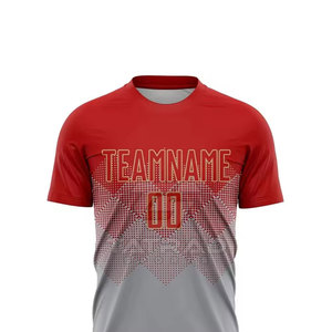 Breathable Printed Sublimation Football Uniform 100% Polyester Lightweight & Quick Dry - Product Image 4