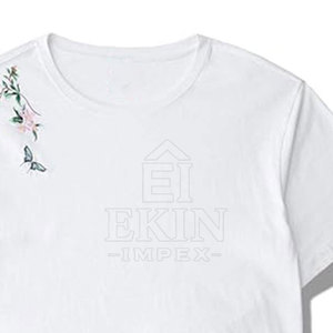T-shirts brodés tendance pour hommes, matière légère, coupe confortable, pour un usage décontracté et un look quotidien. - Product Image 6
