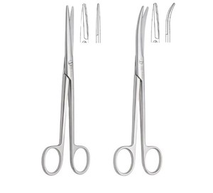 ANAAIF ENTERPRISES Ciseaux de dissection chirurgicale médicale 14cm-25cm courbés droits 15g poids pour les procédures chirurgicales - Product Image 6