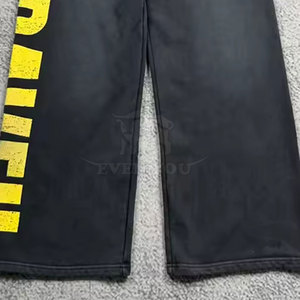 Personaliza tus propios pantalones deportivos con estampado Puff, tela suave de primera calidad, transpirable, estilo casual, pantalones jogger - Product Image 5