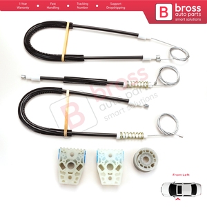 Kit de réparation de lève-vitre électrique BWR808 avant gauche pour Passat B6 3C 3C2 3C5 2005-2011 4/5 portes 3C1837461 - Product Image 2