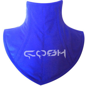 Corsé de cuello de algodón azul estilo gótico bondage fetiche con varillas de acero - Product Image 1