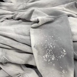 Sudadera con Capucha para Hombre, Estilo Casual, Premium, Streetwear, Diseño Holgado, Estampado Retro, Lavado Ácido, Felpa Francesa, Desgastada - Product Image 3