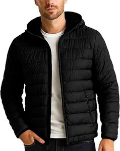 Hombres logotipo personalizado invierno Puffer burbuja chaqueta desmontable capucha gruesa cálida Nylon al aire libre chaqueta de utilidad - Product Image 3