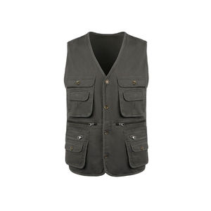 Gilet d'hiver de chasse imperméable unisexe léger et écologique 2026, sans manches, multi-poches, fabriqué au Pakistan - Product Image 1