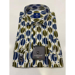 Cómoda Camisa ajustada para hombres 100 por ciento tela transpirable de algodón hecha en Turkiye ropa formal e informal de manga larga - Product Image 3
