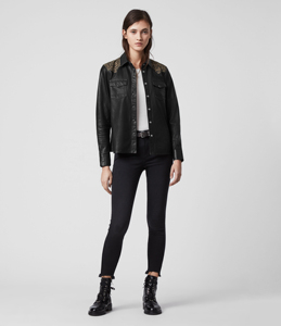 แจ็คเก็ตหนังแกะแท้ แขนยาว คุณภาพดี ระบายอากาศได้ดี สำหรับผู้ชายและผู้หญิง สินค้ามาใหม่ ขายส่ง - Product Image 3