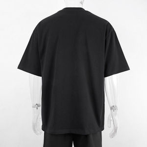 100% coton hommes T-shirt avec impression personnalisé votre marque Logo T-shirt hommes graphique T-shirt femmes surdimensionné blanc t-shirts - Product Image 2