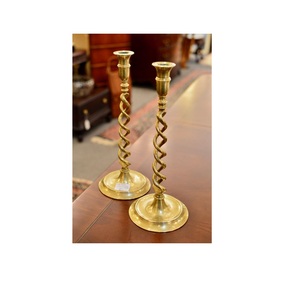 Bougeoir en laiton poli, candélabre, bougeoirs élégants en métal, dernière conception, nouvel arrivage - Product Image 3