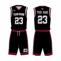 Tenues de basket-ball OEM personnalisées, maillots et shorts entièrement sublimés pour équipes