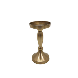 Los candelabros de pilar de aluminio de Color dorado más vendidos con diferentes tamaños para el hogar y la boda, Decoración de mesa, artesanías - Product Image 4