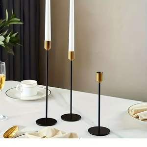 Elegant Handcrafted Metal <b>Candle</b> Holder for Home Decor Centerpiece Romantic Evening Lighting Christmas Table Arrangement - Product Image 5