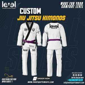 ชุดกิโมโน Jitsu Jitsu Jitsu ชุดศิลปะการต่อสู้ดีไซน์ใหม่คุณภาพสูง - Product Image 2