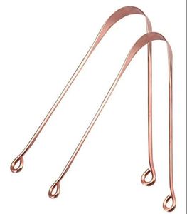 2024 Wholesale Price Oral Care Copper Rose Gold Tongue <b>Cleaner</b> Scraper Fight Bad Smells Reusable - Product Image 6