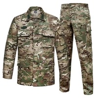 Chemise et pantalon tactiques camouflage imperméables et respirants à manches longues, uniforme de sécurité