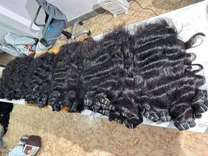 ผมคนแท้เรมี่ชาวอินเดียเกรดพรีเมี่ยมแบบหลวมมีเนื้อเรียบส่งออกโดยผู้ขายที่มีคุณภาพ - Product Image 6