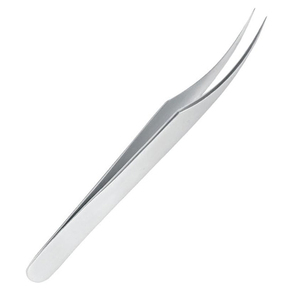 High Grade Tweezers Eyelash Extension Curved Point Stainless Steel False Lash Application <b>Tools</b> For <b>Hair</b> <b>Removing</b> - Product Image 6