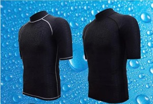 Traje de buceo con protección solar para Surf para hombre, camiseta de protección contra erupciones, traje de baño ajustado de manga larga para nadar, traje de buceo con protección UV flotante - Product Image 2