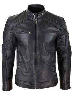 Chaquetas de Cuero Genuino de Alta Calidad, Clásicas, Duraderas, Elegantes y Atemporales, Modelo Champ King con Acabado Mate y Brillante - Product Image 1