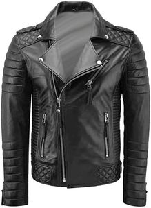 Cowhide Leather Motorcycle <b>Jacket</b> Plaid Pattern Breathable Cotton Windbreaker Tactical Chest Rig <b>Vest</b> International Standard - Product Image 6