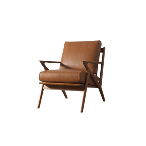 Fauteuil inclinable de luxe Rulasea en bois massif, finition couleur marron, idéal pour le salon - Product Image 2