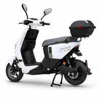 Moto électrique TIKING City Mobility 1000W 72V20Ah avec batterie, vitesse de 45 km/h, pneus de 10 pouces, pour les trajets urbains et la livraison