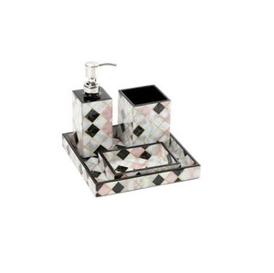 Derniers accessoires de bain en nacre Salle de bain Luxe Pièces de haute qualité Ensemble de salle de bain en nacre - Product Image 5