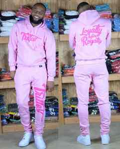 Trajes de sudor ecológicos informales de invierno para hombre superventas de calidad premium Color sólido 100% algodón transpirable cómodo - Product Image 1