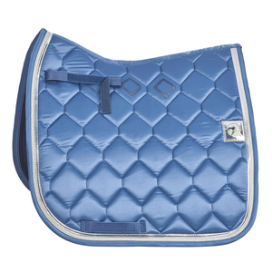 Tapis de selle d'équitation en denim Teagan avec doublure en polycoton Busse - Product Image 1
