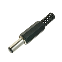 Prise mâle DC 5.5X2.1mm prise d'alimentation cc femelle Jack vis écrou connecteur de montage sur panneau pour petit électronique