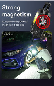 Brightenlux小型ポケットUSB充電式磁気懐中電灯屋外強力ライトメタル18650ミニコブEDCキーチェーン懐中電灯 - Product Image 3