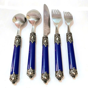Fabricant de couverts en acier inoxydable plaqué argent ensemble de couverts pour banquets, hôtels, maisons et mariages vente en gros sur mesure - Product Image 4