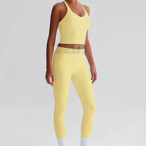 Conjunto de yoga de 2 piezas para mujer, más vendido, de alta calidad, último estilo, al por mayor, para adultos - Product Image 4