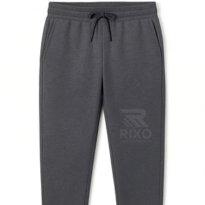 Ensemble de survêtement décontracté pour homme, confortable, 100% coton, vêtements de sport, deux pièces, séchage rapide, respirant, léger, fabricant OEM - Product Image 6