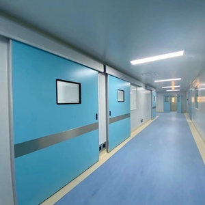 Porte coulissante hermétique à cadre en acier inoxydable pour salles blanches des industries pharmaceutiques, salles d'opération hospitalières et intérieurs - Product Image 5