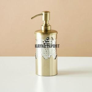 Distributeur de savon liquide pour les mains en acier inoxydable 304 de luxe, finition or, base à pompe, facile à nettoyer, attrayant - Product Image 5