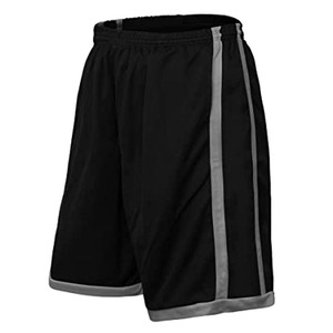 Shorts unisexes décontractés à coupe classique, motif géométrique, taille élastique, 100 % polyester, séchage rapide, respirant, logo personnalisé, marque privée - Product Image 2