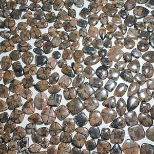 Cabujones de chiastolita de grado AAA, piedras preciosas de jaspe de buena calidad en formas de mezcla de piedra Natural verde, piedras preciosas sueltas al por mayor - Product Image 2