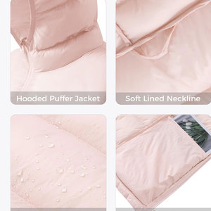 Puffer <b>Jacket</b> Windbreak Wholesale Custom Lightweight Quilted Puffer Oversized Hooded Down <b>Jacket</b> <b>For</b> <b>Men</b> Women And Kids - Product Image 6