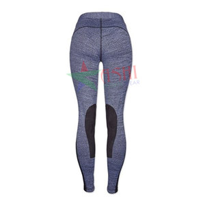 Mallas de caballo transpirables personalizadas al por mayor, pantalones de capa base, mallas, pantalones de montar, mallas ecuestres, ropa de caballo - Product Image 2