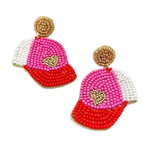 Broderie perlée faite à la main élégante fantaisie fleur feuille à la mode haut de gamme boucle d'oreille de haute qualité nouveau Design mignon par glowin fashion - Product Image 5