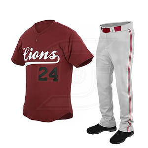 Conjunto de uniforme de béisbol/softbol personalizado de alta calidad para hombres, diseño elegante ajustado, ropa deportiva de talla grande, Béisbol de moda - Product Image 4